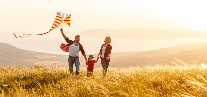 Drachensteigen in der Region Lindau
